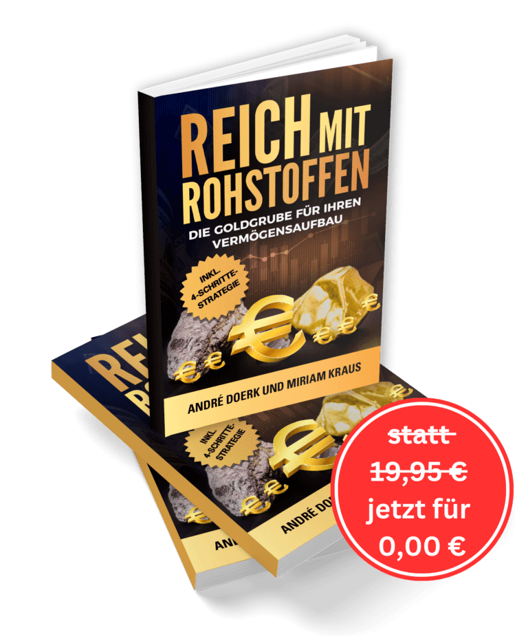 Reich mit Rohstoffen: Für welche Anlegertypen sich das Gratis-Buch eignet
